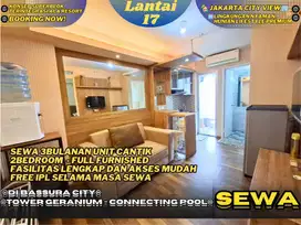 Langsung Huni! 2BR Furnished Hunian Ideal Dan Akses Mudah Bassura City