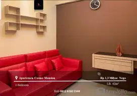 Dijual Apartement Cosmo Mansion High Floor 1BR Full Furnished