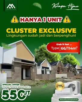 Rumah Komersil Ready dekat Bandara SMB 2 palembang