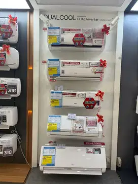 Ac LG inverter 0.5pk dan 1pk