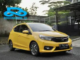 Honda Brio Rs A/T Matic 2021 Kuning [low Km 24Rb]