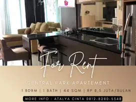 Sewa Apartement Central Park Residence Middle Floor 1BR Full Furnished