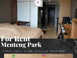 Disewakan Apartement Menteng Park Type Studio Furnished Bagus