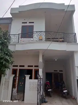 RUMAH CANTIK 2 LT DEKAT STASIUN DI PESONA ANGGREK HARAPAN JAYA BEKASI