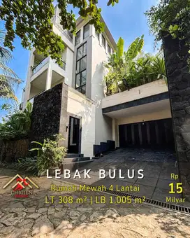 FOR SALE RUMAH MEWAH 4 LANTAI DI LEBAK BULUS