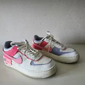 Sepatu Nike Air Force 1 Shadow Sail Coral Chalk Original