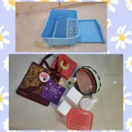Rak penirisan piring, botol minum dll seperti difoto