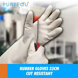 Sarung Tangan Safety Purfequ Rubber Industrial Cut Resistant 33cm