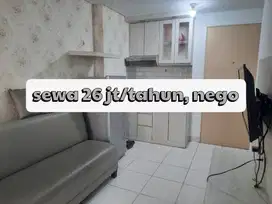 SEWA APARTEMEN AYODHYA 2 KAMAR FURNISHED
