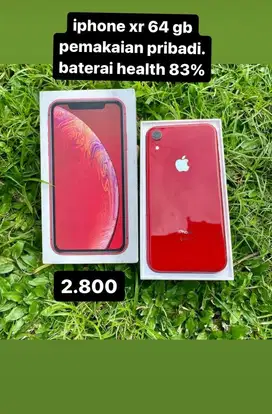 Iphone Xr 64 GB inter like new