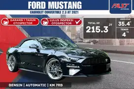 FORD MUSTANG CABRIOLET CONVERTIBLE 2021 2.3 AT KM.7RB PAJAK PNJG #F4ST