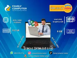LENOVO THINKPAD E490|CORE I5 GEN 8|8GB|SSD 512GB|MULUS|SIAP PAKAI|GRNS