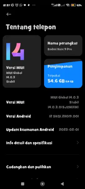 Redmi note 9 pro