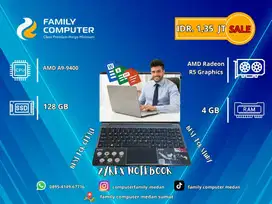 ZYREX NOTEBOOK|A9-9400|4GB|SSD 256GB| AMD RADEON R5|LIKE NEW|GARANSI