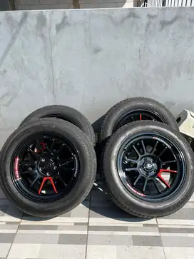 Velg Venom Verde r18 & Ban Dunlop SP Sport LM705