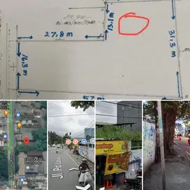Jual Tanah 1230 m2 di Jl Raya Pondok Labu Jaksel
