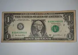 Uang 1 Dollar Amerika Original Edisi Th.2003 Seri B