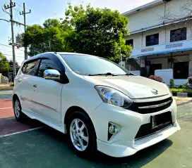 Km 65rb Agya TRD Matic 2014 Putih Bs Krd !!! #PRINCEMOBIL