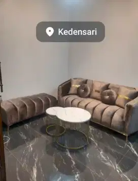Sofa minimalis gold