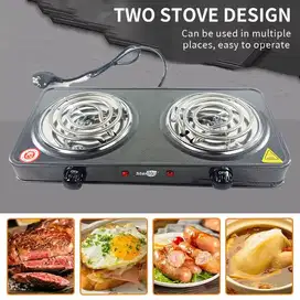 STARLUX Kompor Listrik 2 Tungku Portable Coil Hot Plate 2000W - SHP-58