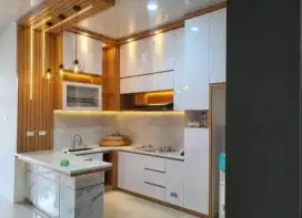 Kitchen set minibar partisi lemari baju backdrop tv meja kasir