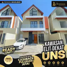 Bosstania Triyagan: Rumah 2 Lantai Bonus AC, Kulkas & Kanopi