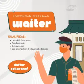 Waiter Cowok & Cewek