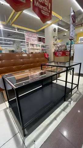 Promo meja kaca set starla selma