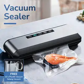 Alat Vakum Makanan Vacuum Sealer Packaging Machine with Bag - HP-9008
