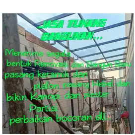 Saya Tukang bangunan, terima segala bentuk perbaikan dan renovasi dll.