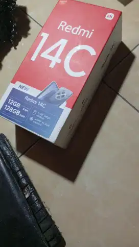 Redmi 14c ram 6+6 128GB garansi resmi like new