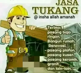 Jasa tukang bangunan harian atau borongan