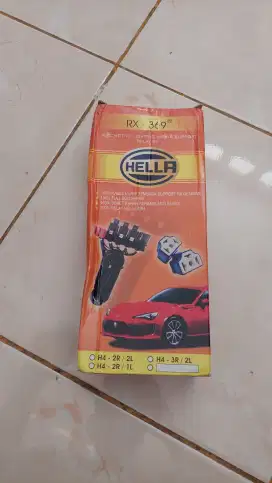 Relay Set Kabel Hella H4 2 Relay 1 Lampu Halogen Biled