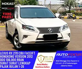 Lexus RX 270 CBU Hongkong Version Premium Sound Sunroof White