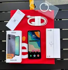 Samsung a06 4/64 like new99% (2 blnan pake)