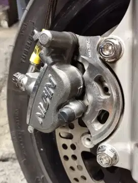 Kaliper Nissin 2 Piston | Breket | Cakram Untuk Mio