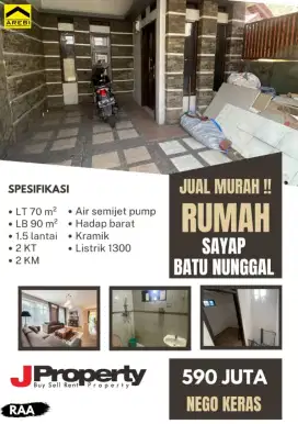 Jual Rumah Sayap Batununggal 500 JT an Jarang adaa !