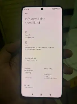 Poco X6 Ram 12+4