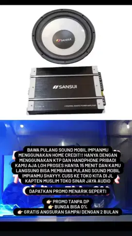 cicilan audio mobil