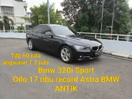 17 ribu Bmw 320i hitam seperti baru full ori terawat full record