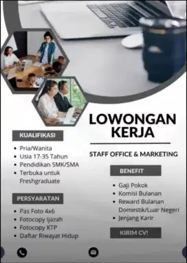 Lowongan pekerjaan terbaru