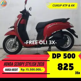 JUAL CEPAT HONDA SCOOPY STYLISH 2020 CASH KREDIT SEKEN BERGARANSI