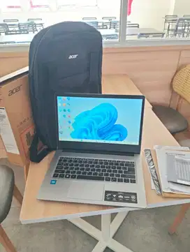 Laptop Acer Aspire A314-35 Mulus & lengkap dus dan nota tas original