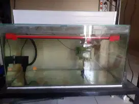 Akuarium kaca 80×40×40
