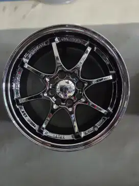 Velg black krom R15 pcd 4x100/114 lebar 65 et42