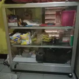 etalase kaca alumunium