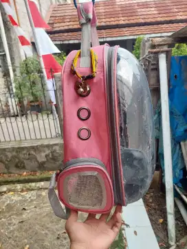 Tas Kucing warna pink