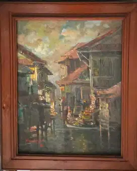 Lukisan karya NURDIN BS th 1980