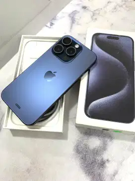 Iphone 15 pro 128GB titanium blue digimap resmi lengkap