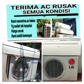 Terima ac bekas rusak